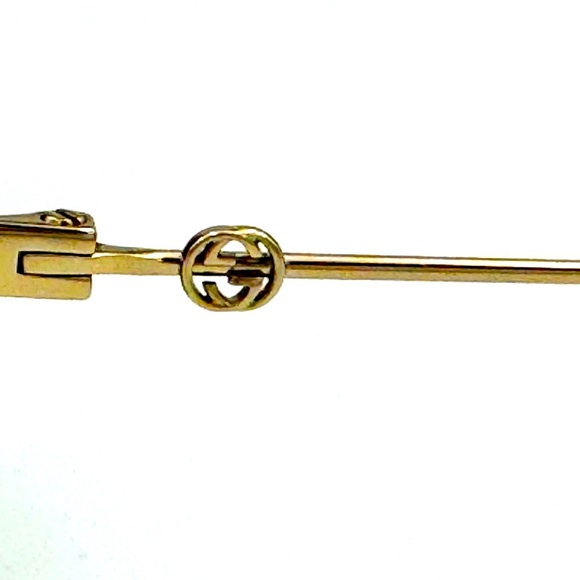 Gucci Round Sunglasses, Gold with Brown - Picture 9 of 11